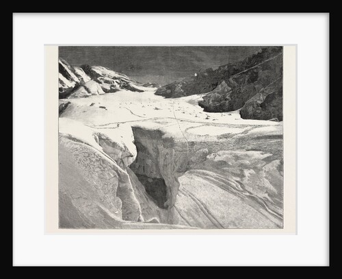 The Fatal Accident on Mont Blanc: General View of the Petit Plateau by Anonymous