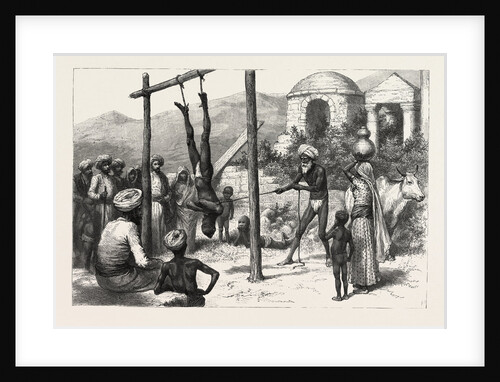 Praying for Rain in Northern India: A Hindoo Fakir Invoking the Gods by Anonymous