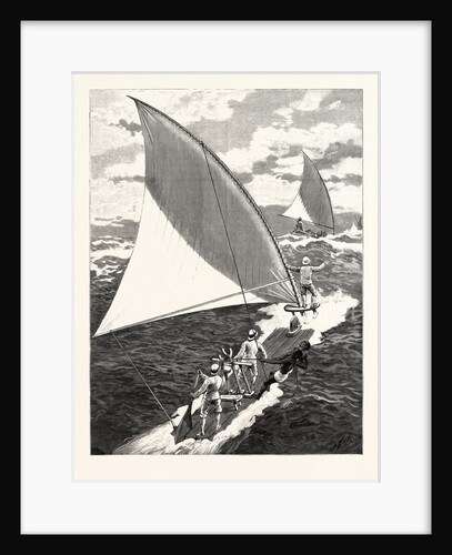 A Jangada Race on the Coast of Northern Brazil by Anonymous