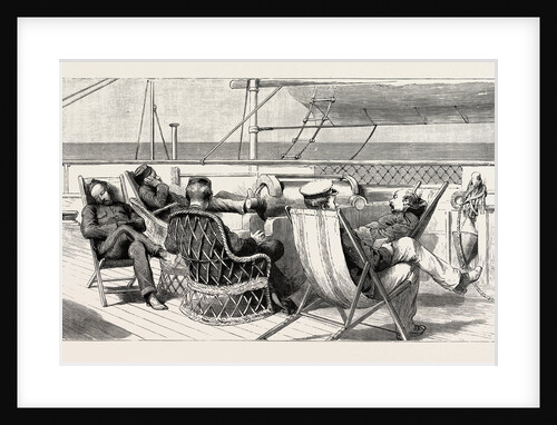 The Indian Relief Trooping Season, Passing Through the Suez Canal: The Quiet Time after Tiffin by Anonymous