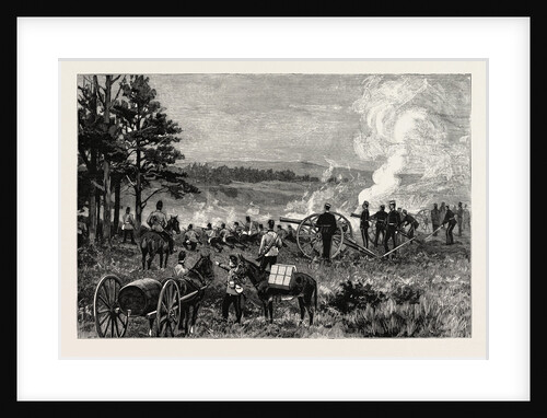 Military Manoeuvres at Aldershot: A Sham Fight: A Field Battery at Work: A Safe Position by Anonymous