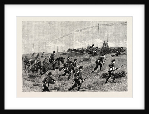 Military Manoeuvres at Aldershot: A Sham Fight: A Desirable Vantage-Ground, a Rush for the Hill-Top by Anonymous