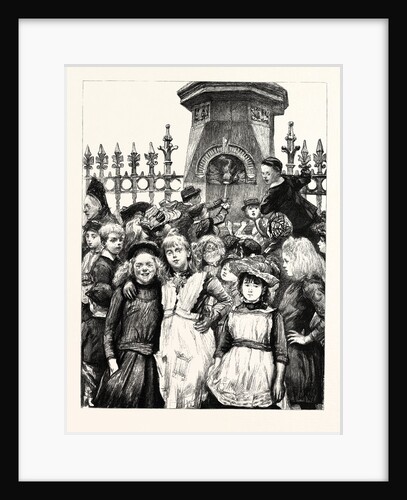 Free Education, Children Drinking at a Fountain Out of School Hours by Anonymous