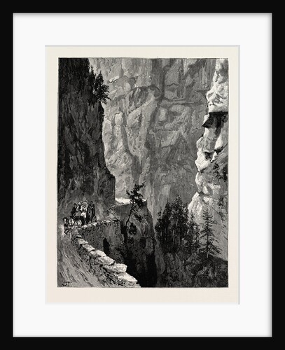 The Recent Accident in the Albula Pass, Switzerland, the Road Known As the Bergun Stein, Between Bergun and Filison by Anonymous