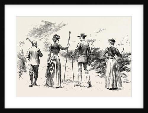 The Holiday Season in Wales, the Ascent of Snowdon: Morning: The Party Sets Out by Anonymous
