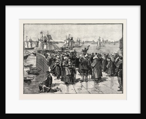 The Newfoundland Cod Fishery: The Fishing-Fleet Leaving for the Banks by Anonymous