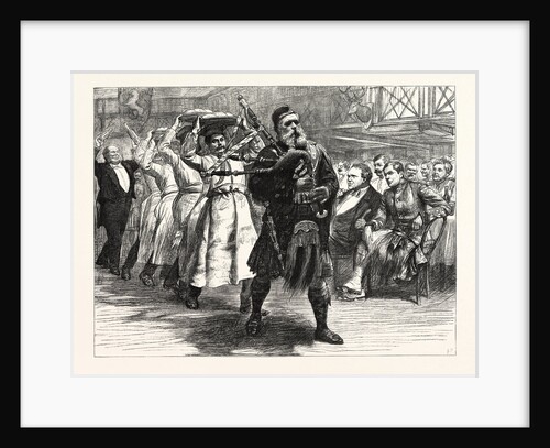The Hallowe'En Dinner of the London Scottish Volunteers: Bringing in the Haggis by Anonymous