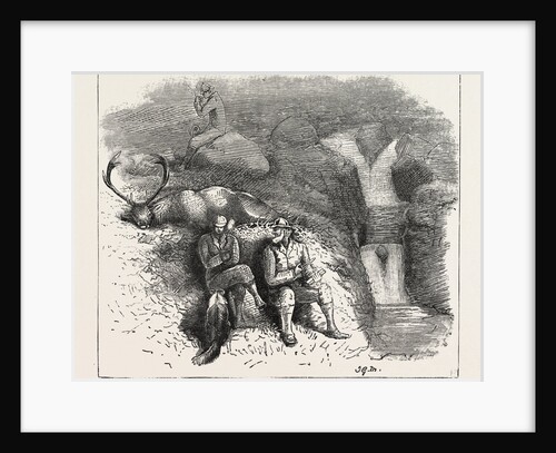 A Pipe and a Rest after a Hard Run by Anonymous