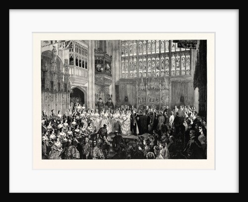 The Marriage of T.R.H. The Prince of Wales and the Princess Alexandra of Denmark in St. George's Chapel, Windsor Castle, March 10, 1863 by Anonymous