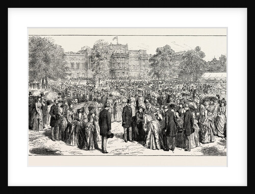 H.R.H. The Prince of Wales Attending Her Majesty at the Royal Jubilee Garden Party Held in the Grounds of Buckingham Palace, 1887 by Anonymous