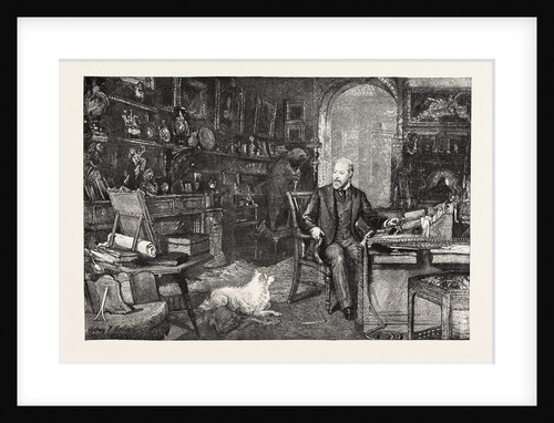 H.R.H. The Prince of Wales in His Study at Marlborough House by Anonymous