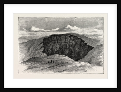 The Crater of the Active Volcano, Asamayama by Anonymous
