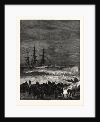 The Wreck of the Three-Masted Ship Benvenue at Sandgate by Anonymous