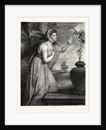 Lady Hamilton As Sensibility by Anonymous