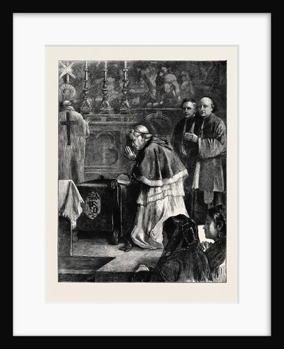 The Pope Hearing Private Mass in the Sistine Chapel by Anonymous