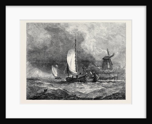 Dutch Boats on the Maas, Running for Rotterdam by Anonymous
