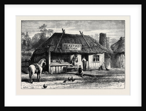 The Shop of Castro the Butcher at Wagga Wagga, Australia by Anonymous
