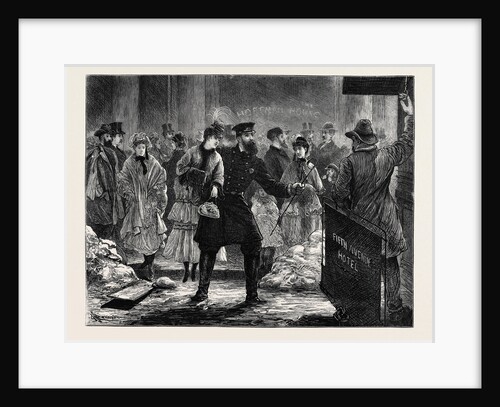 A February Thaw, Broadway, New York, USA by Anonymous