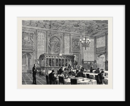 The Refreshment Room at the House of Commons, London, 1872 by Anonymous