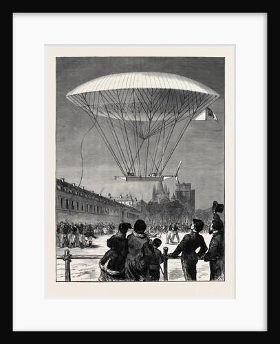 M. Dupuy De Lôme's New Navigating Balloon: The Ascent at Fort Vincennes by Anonymous