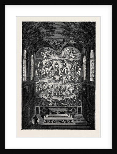 Rome: the Last Judgment, in the Sistine Chapel, Italy by Anonymous