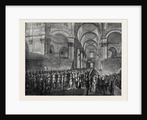 April 23, 1789: King George III. Visiting St. Paul's after His Recovery by Anonymous