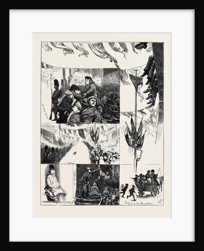 Sketches on Thanksgiving Day, London by Anonymous