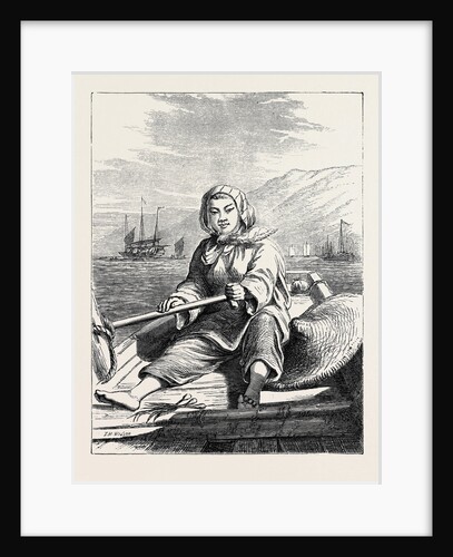 A Boat Girl at Canton by Anonymous