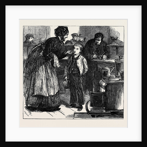 Home for News-Boys in the Metropolis: Arrival of a New Boy by Anonymous