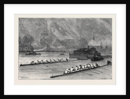 The Oxford and Cambridge Boat Race: The Start by Anonymous