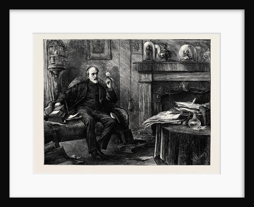 Joseph Mazzini in His Study at Brompton by Anonymous