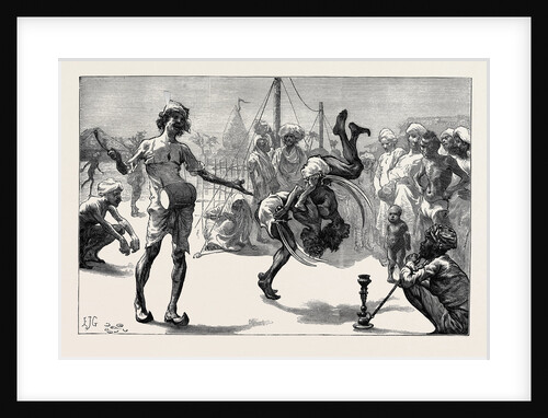Sketches from India: Tumblers and Jugglers by Anonymous