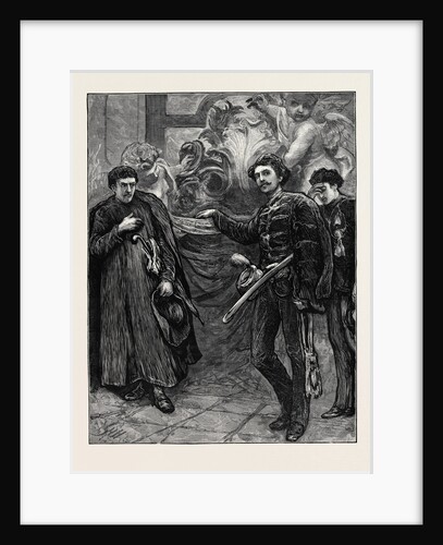 Rome: in Sanctuary, a Sketch Before the Holy Water Basin at St. Peter's by Anonymous