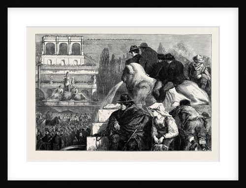 Rome: The March Past Before Prince Humbert on the King's Birthday, Italy by Anonymous