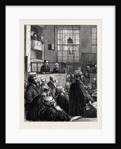 A Sketch at the Central Criminal Court During the Late Trial of O'Connor by Anonymous
