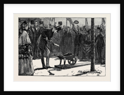 Prince Arthur Turning the First Sod of the Hythe and Sandgate Railway by Anonymous