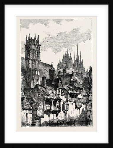 The Augustinian Convent at Erfurth, Recently Destroyed by Fire by Anonymous