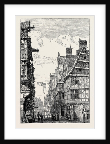 The Judengasse at Frankfort-on-the-Main, Scene of the Late Catastrophe by Anonymous