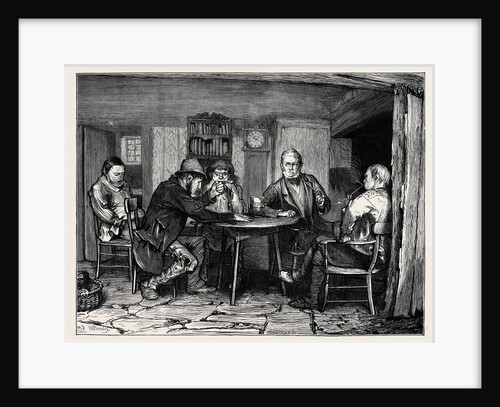 The Agricultural Question: Interior of a Cottage at Wellesbourne by Anonymous