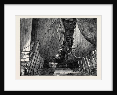 H.M.S. Lord Clyde in the Dry Dock at Malta by Anonymous