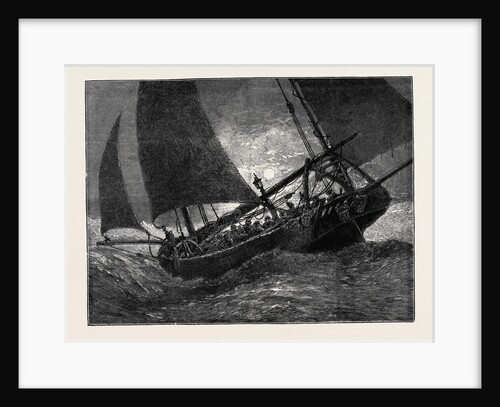 A Hazy Night, Yarmouth Roads by Anonymous