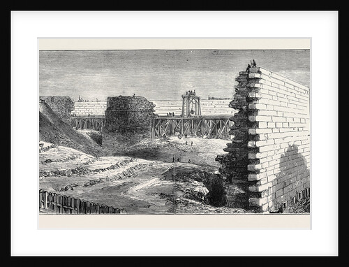 The Marriage of the Marquis of Bute, Sketches at Cardiff: The New Bute Dock in Construction by Anonymous