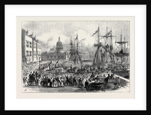 The Funeral of Lord Mayo: Scene at the Custom House Quay by Anonymous