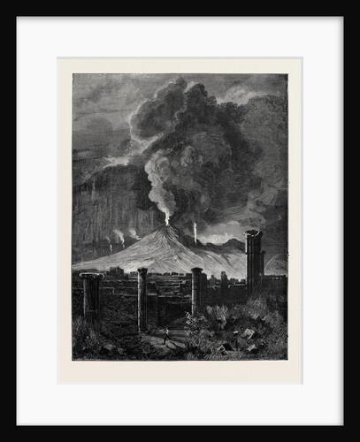 The Eruption of Mount Vesuvius: View from Pompeii by Anonymous