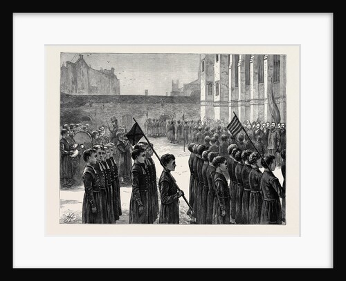 General Schenck Inspecting the Blue Coat Boys at Christ's Hospital by Anonymous