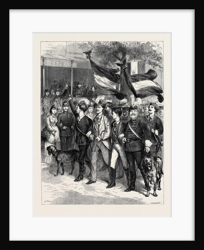 Opening of the Strasburg University: A Group of German Students by Anonymous