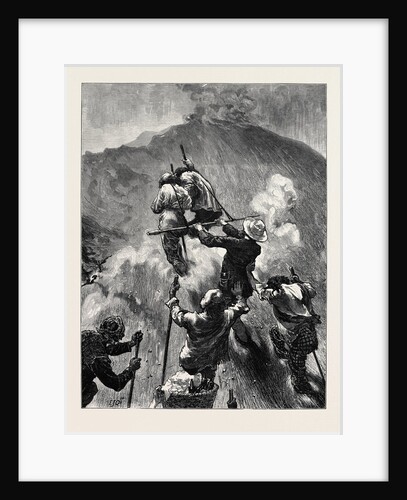 The Eruption of Mount Vesuvius: Climbing the Mountain by Anonymous