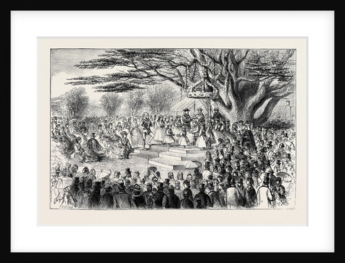 Crowning the May Queen at the Wymering Festival by Anonymous