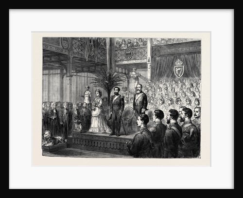 H.R.H. The Duke of Edinburgh Opening the Dublin Exhibition by Anonymous