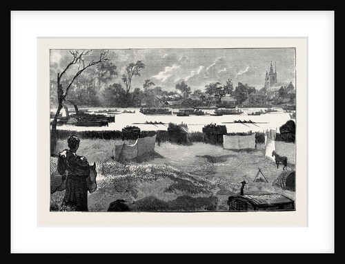 A Sketch of the Boat Race, Passing Chiswick by Anonymous
